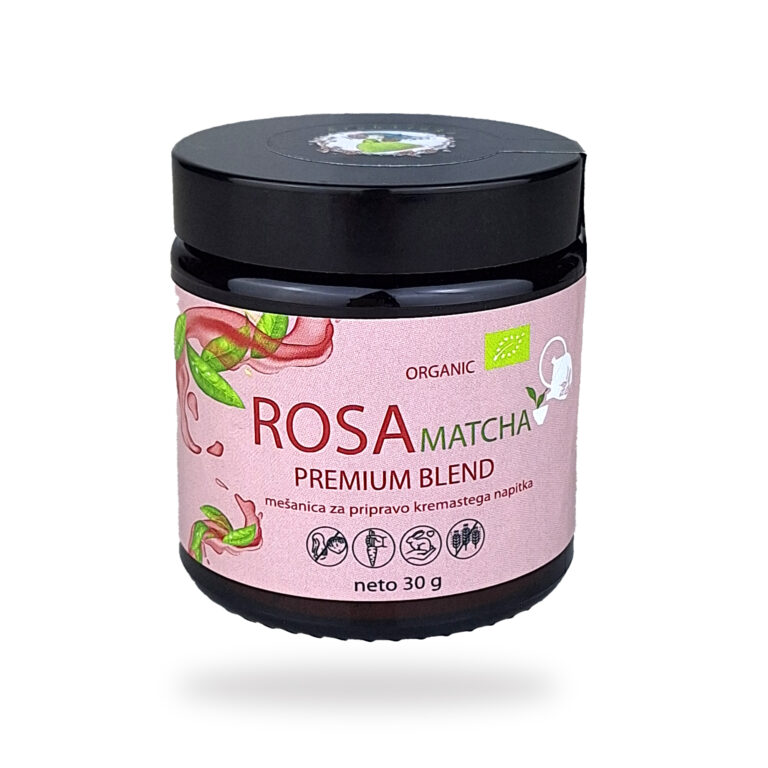 Rosa Matcha – Premium Blend, mešanica za pripravo kremastega napitka, 30 g