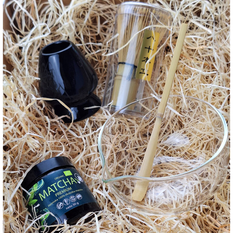 Darilni paket Matcha - borosilikatno steklo