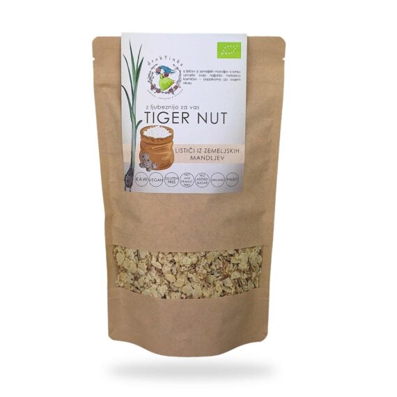 Presni ekološki lističi iz zemeljskih mandljev, drobTinka, 300 g